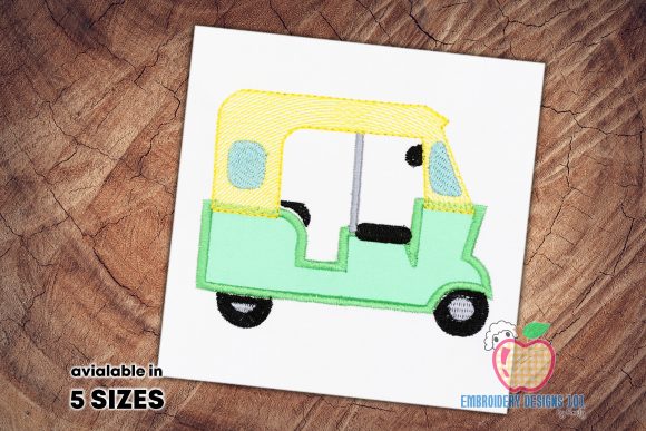 A Professional Review of The Auto Rickshaw for a Ride Applique