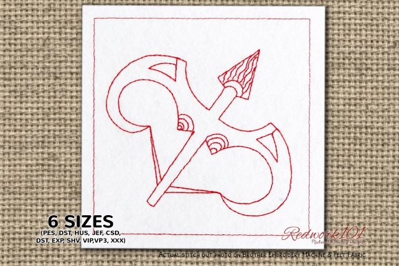 Arch Bow Sagittarius Horoscope Sign Embroidery Review