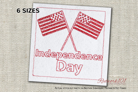 Crossed Flags Embroidery Design Review for Independence Day Projects