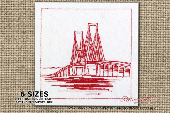 Embroidering the Iconic Suramadu Bridge