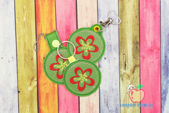 Guava ITH Keyfob Design: A Festive and Versatile Embroidery