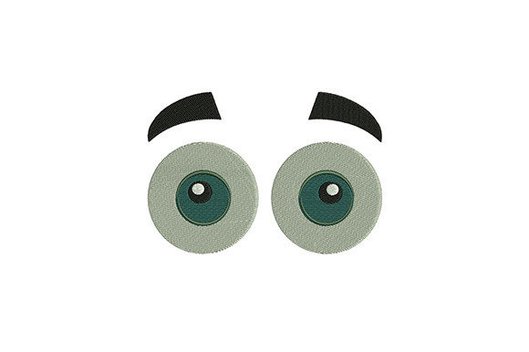 Shocking Eyes: A Bold Addition for Seasonal Embroidery