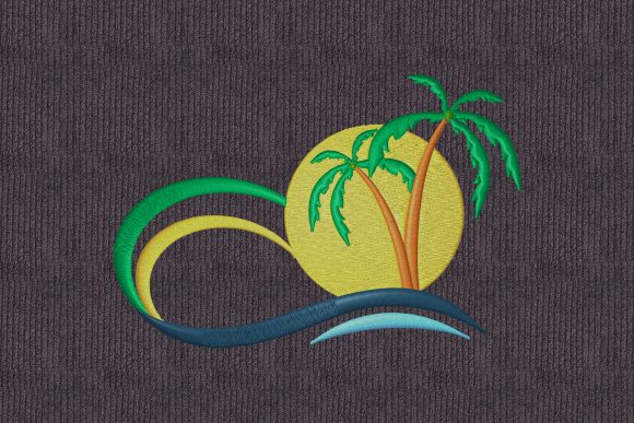 Summer Landscape Embroidery Design Review for Real Projects