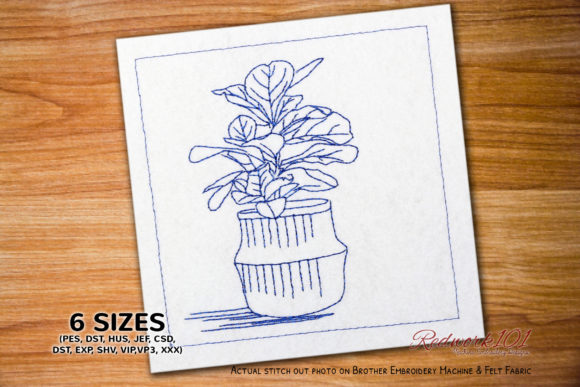 Taurus Plant in Pot Lineart: A Seasonal Embroidery Review